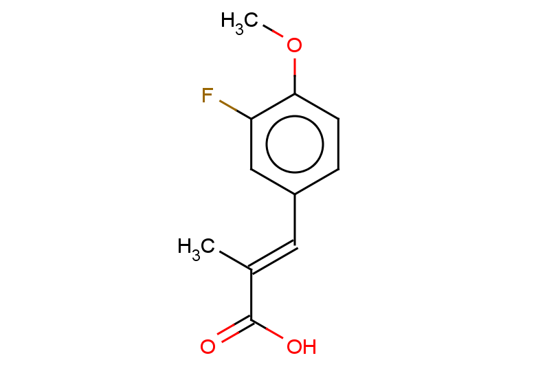 (2E)-3-(3-fluoro-4-methoxyphenyl)-2-methylprop-2-enoic acid