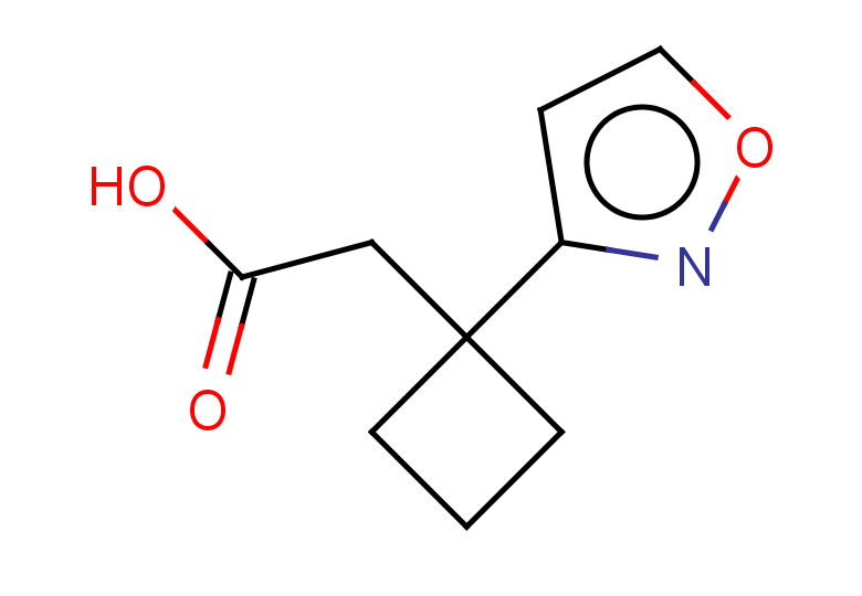 2-[1-(1,2-oxazol-3-yl)cyclobutyl]acetic acid