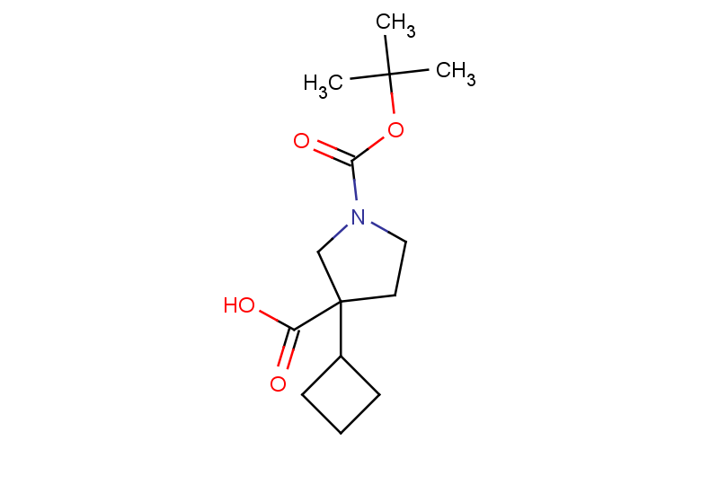 1-[(tert-butoxy)carbonyl]-3-cyclobutylpyrrolidine-3-carboxylic acid