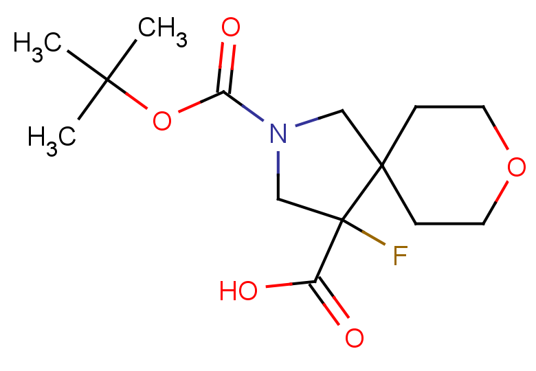 2-[(tert-butoxy)carbonyl]-4-fluoro-8-oxa-2-azaspiro[4.5]decane-4-carboxylic acid