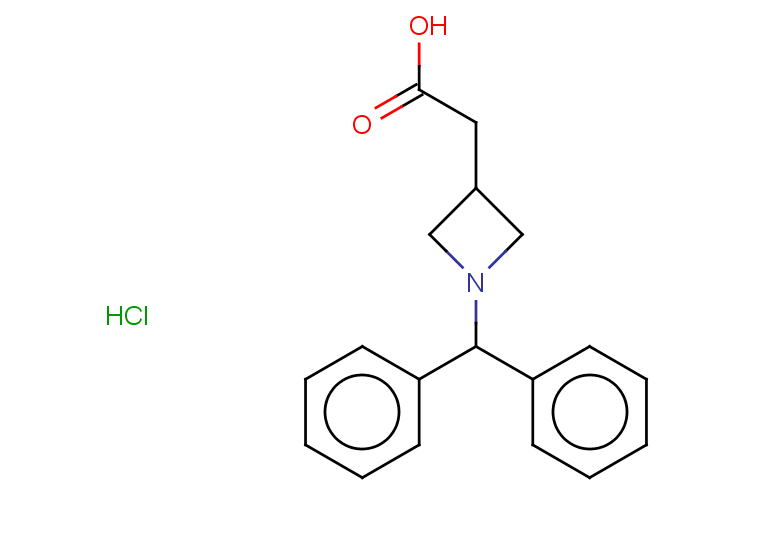 2-[1-(diphenylmethyl)azetidin-3-yl]acetic acid hydrochloride