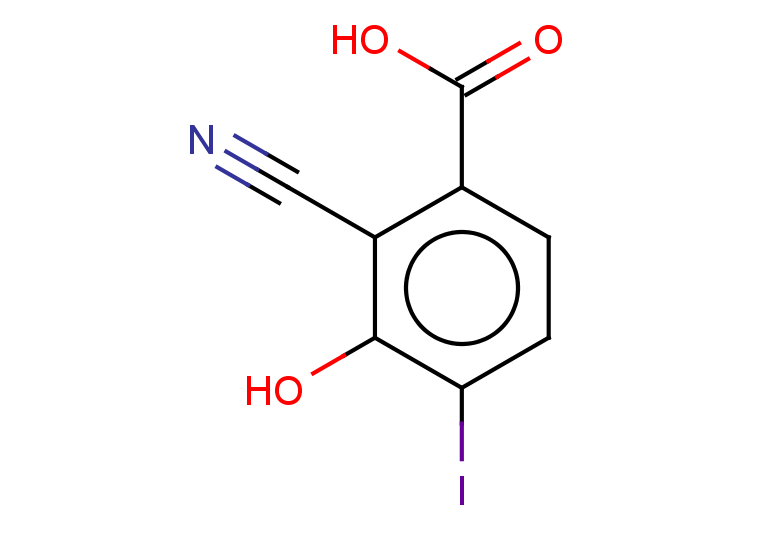 2-cyano-3-hydroxy-4-iodobenzoic acid