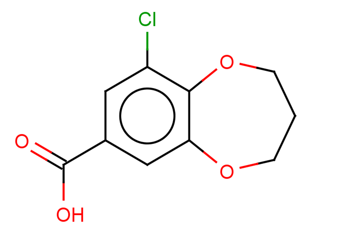 9-chloro-3,4-dihydro-2H-1,5-benzodioxepine-7-carboxylic acid
