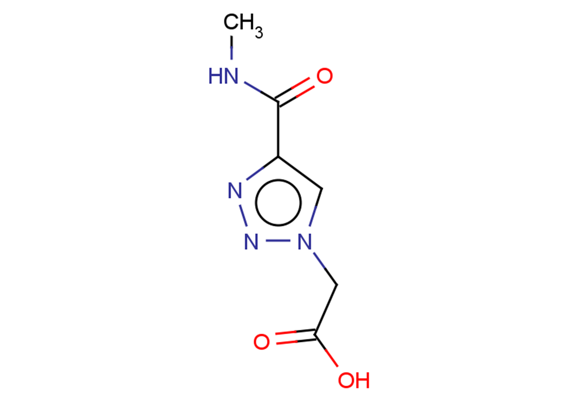 2-[4-(methylcarbamoyl)-1H-1,2,3-triazol-1-yl]acetic acid