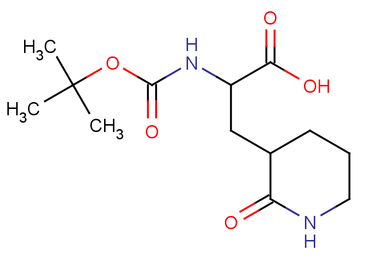 2-{[(tert-butoxy)carbonyl]amino}-3-(2-oxopiperidin-3-yl)propanoic acid