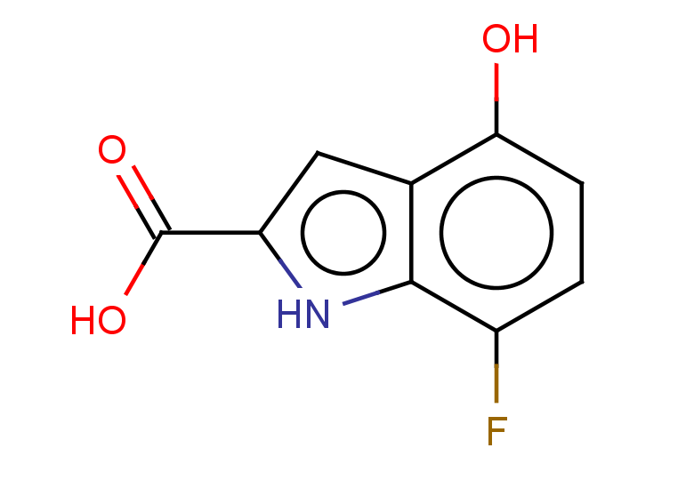 7-fluoro-4-hydroxy-1H-indole-2-carboxylic acid