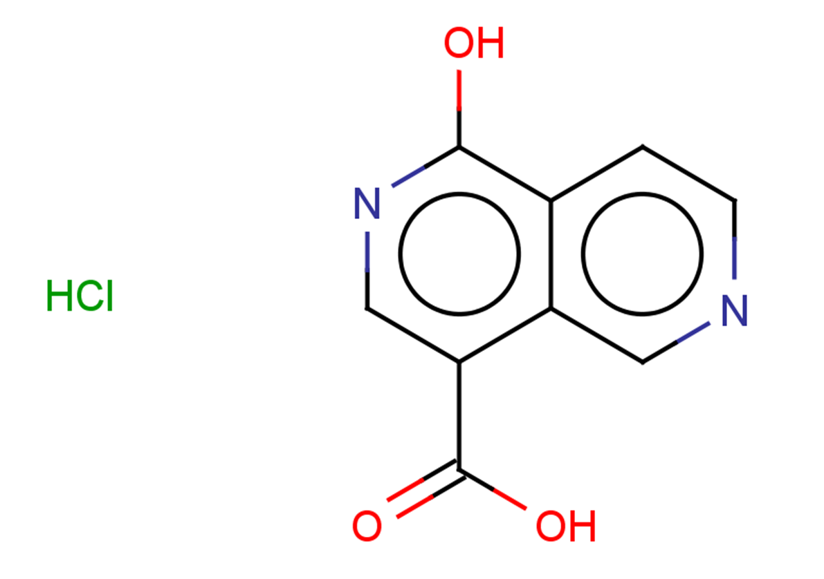 1-hydroxy-2,6-naphthyridine-4-carboxylic acid hydrochloride