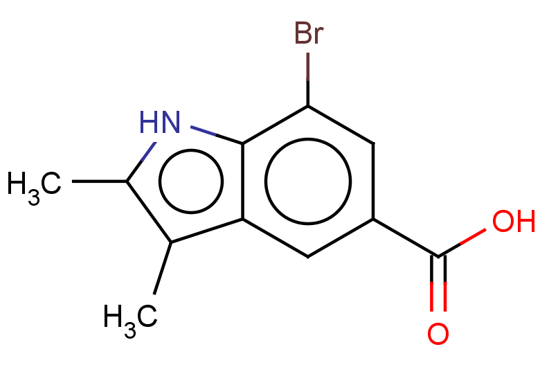 7-bromo-2,3-dimethyl-1H-indole-5-carboxylic acid