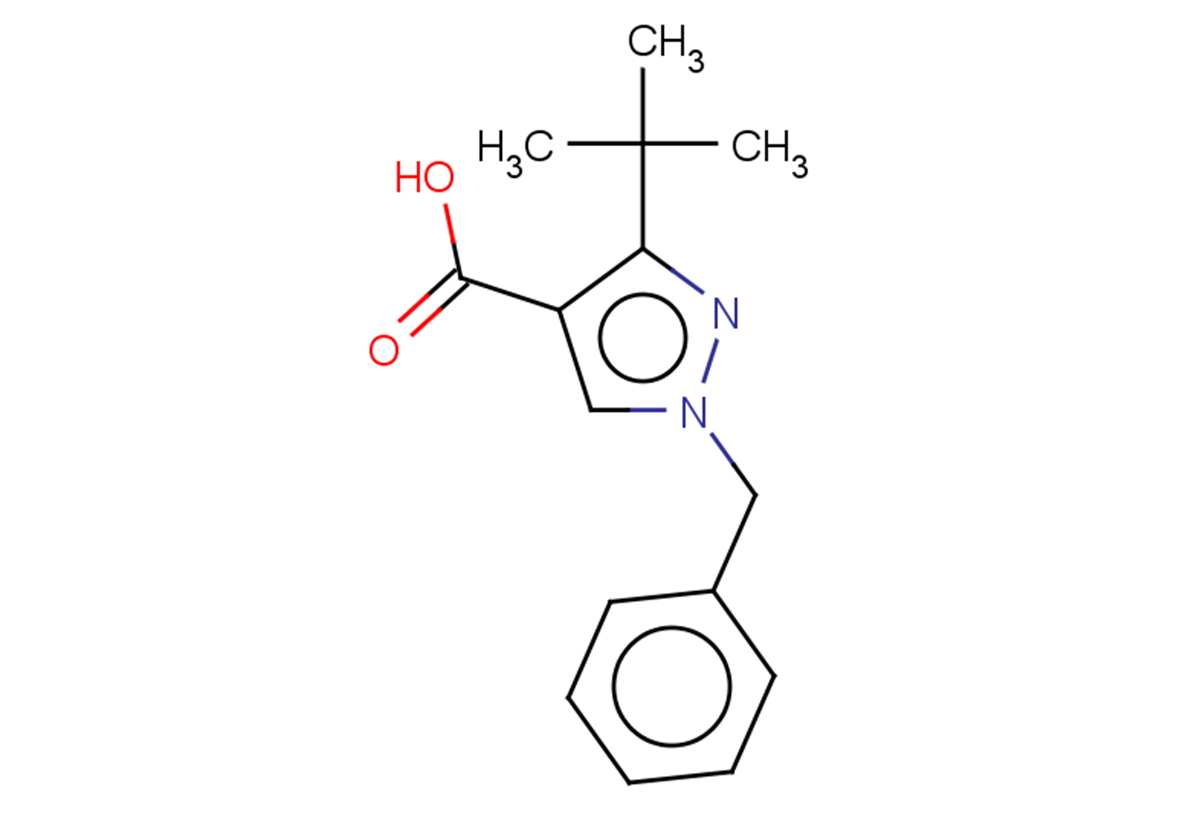 1-benzyl-3-tert-butyl-1H-pyrazole-4-carboxylic acid