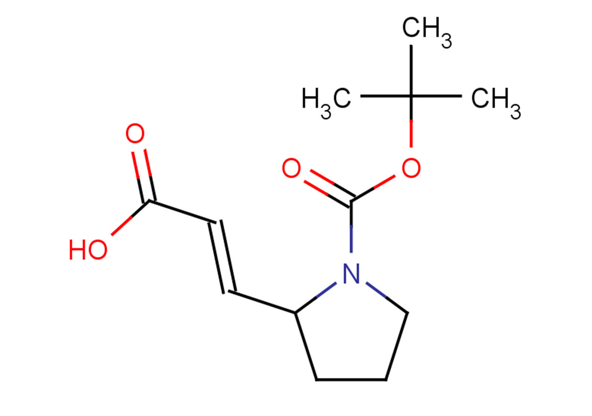 (2E)-3-{1-[(tert-butoxy)carbonyl]pyrrolidin-2-yl}prop-2-enoic acid