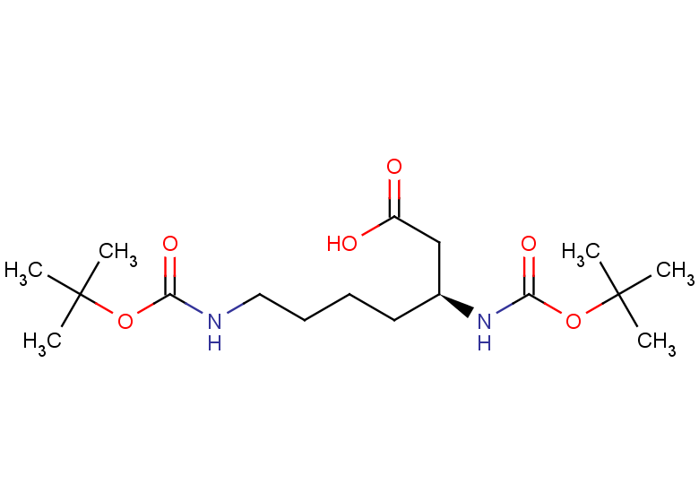 (3S)-3,7-bis({[(tert-butoxy)carbonyl]amino})heptanoic acid