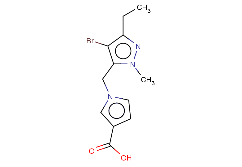 1-[(4-bromo-3-ethyl-1-methyl-1H-pyrazol-5-yl)methyl]-1H-pyrrole-3-carboxylic acid