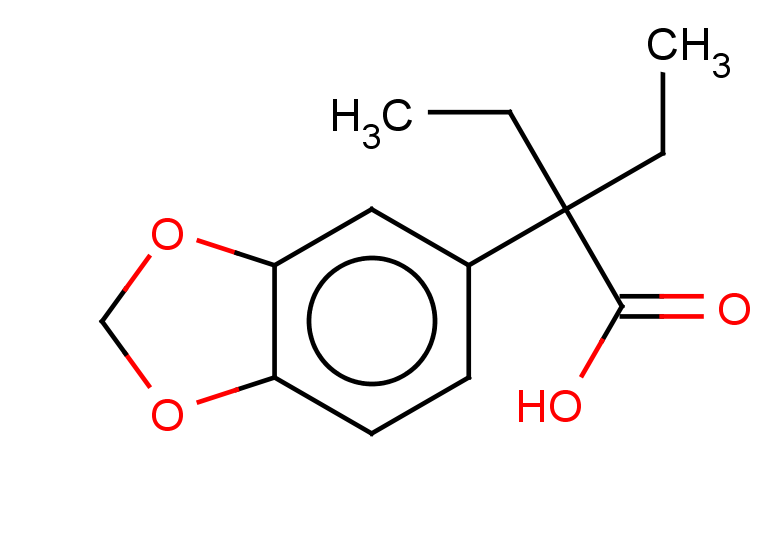 2-(1,3-dioxaindan-5-yl)-2-ethylbutanoic acid