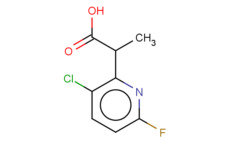 2-(3-chloro-6-fluoropyridin-2-yl)propanoic acid