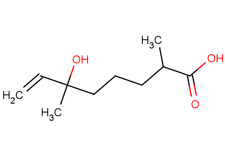6-hydroxy-2,6-dimethyloct-7-enoic acid