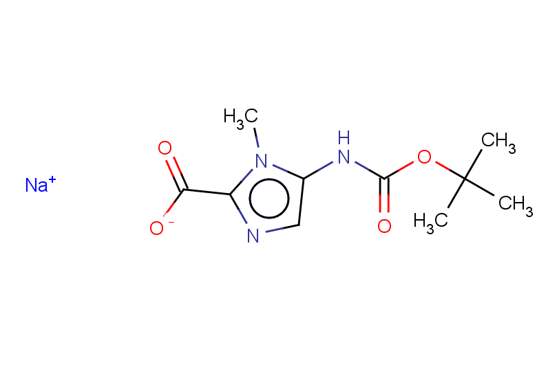 sodium 5-{[(tert-butoxy)carbonyl]amino}-1-methyl-1H-imidazole-2-carboxylate