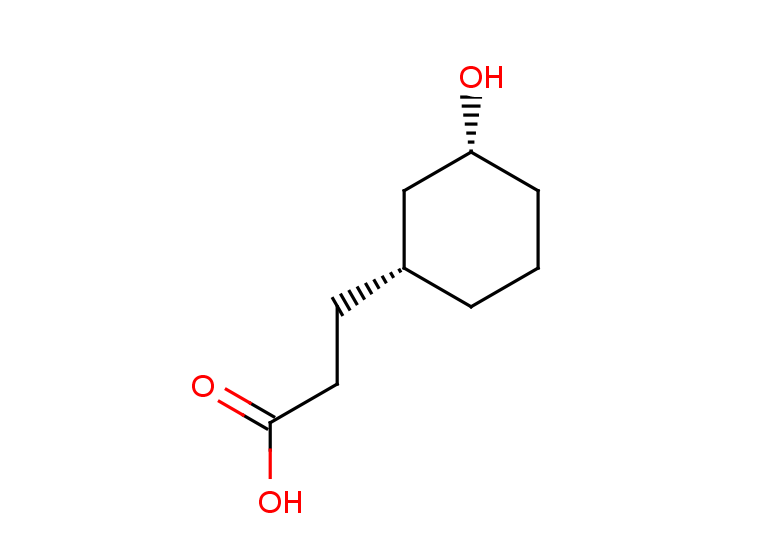 rac-3-[(1R,3R)-3-hydroxycyclohexyl]propanoic acid, cis