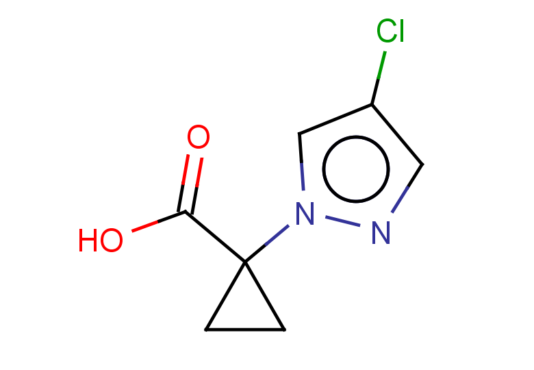 1-(4-chloro-1H-pyrazol-1-yl)cyclopropane-1-carboxylic acid