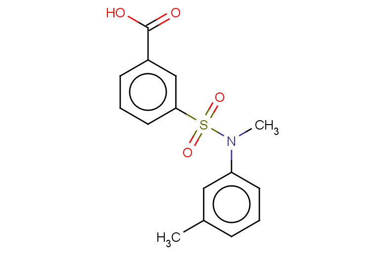 3-[methyl(3-methylphenyl)sulfamoyl]benzoic acid