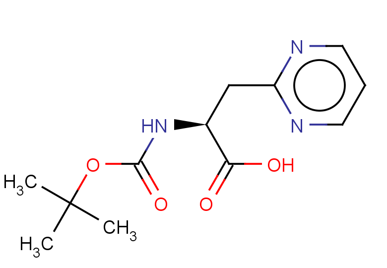 rel-(2R)-2-{[(tert-butoxy)carbonyl]amino}-3-(pyrimidin-2-yl)propanoic acid