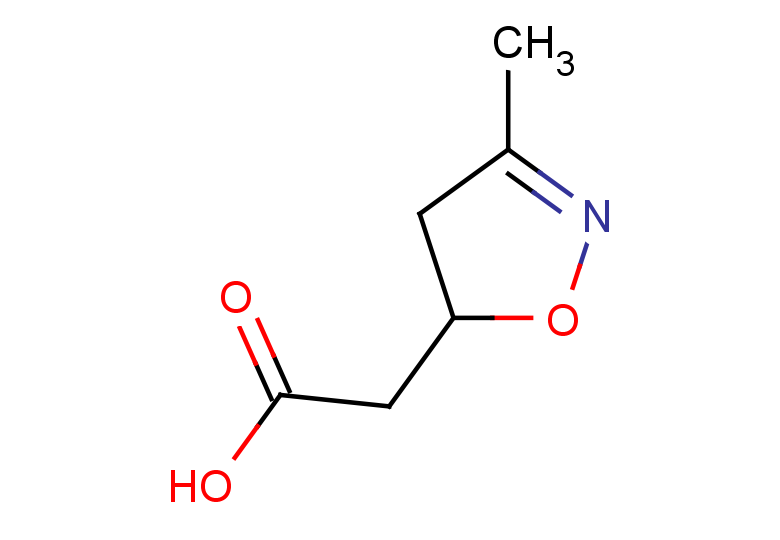 2-(3-methyl-4,5-dihydro-1,2-oxazol-5-yl)acetic acid