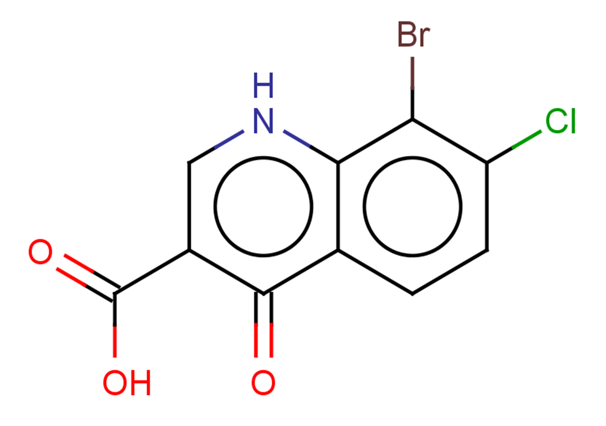8-bromo-7-chloro-4-oxo-1,4-dihydroquinoline-3-carboxylic acid