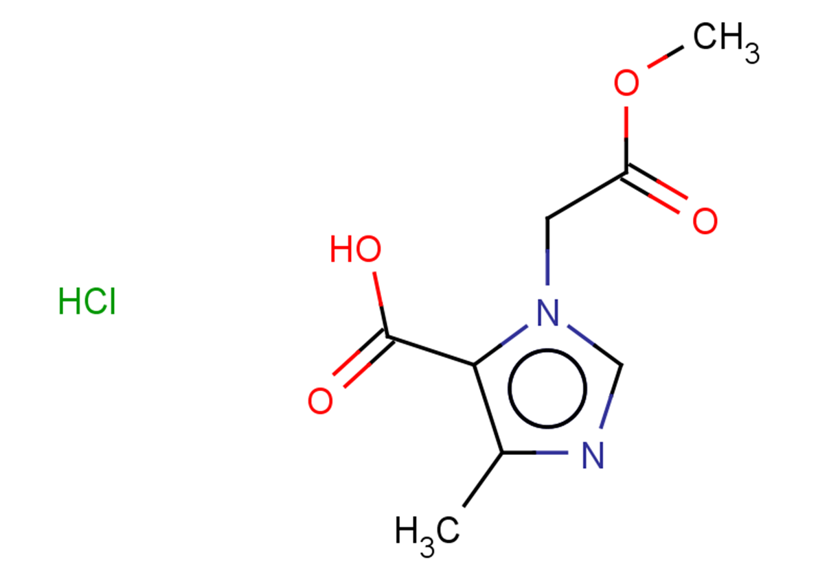 1-(2-methoxy-2-oxoethyl)-4-methyl-1H-imidazole-5-carboxylic acid hydrochloride