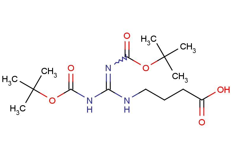 4-[({[(tert-butoxy)carbonyl]amino}({[(tert-butoxy)carbonyl]imino})methyl)amino]butanoic acid