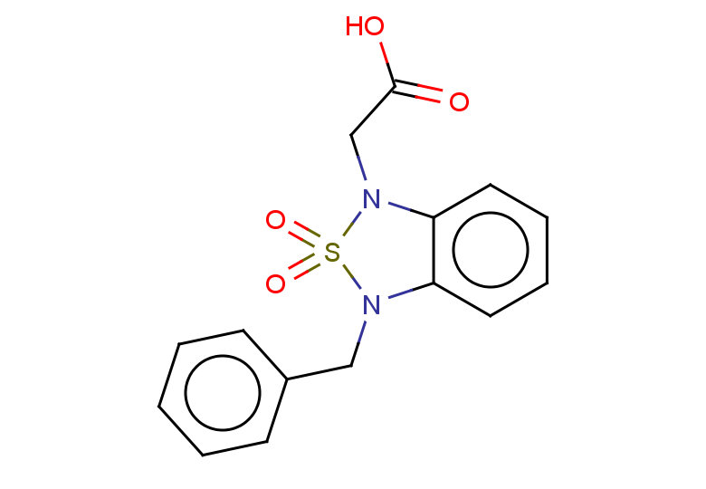 2-(3-benzyl-2,2-dioxo-1,3-dihydro-2,1,3-benzothiadiazol-1-yl)acetic acid