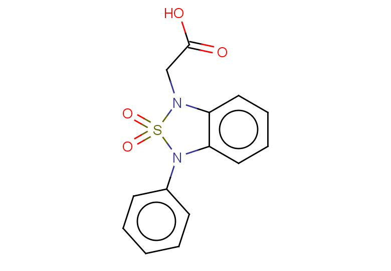 2-(2,2-dioxo-3-phenyl-1,3-dihydro-2,1,3-benzothiadiazol-1-yl)acetic acid