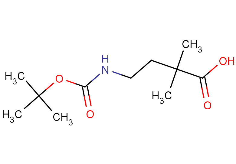 4-{[(tert-butoxy)carbonyl]amino}-2,2-dimethylbutanoic acid