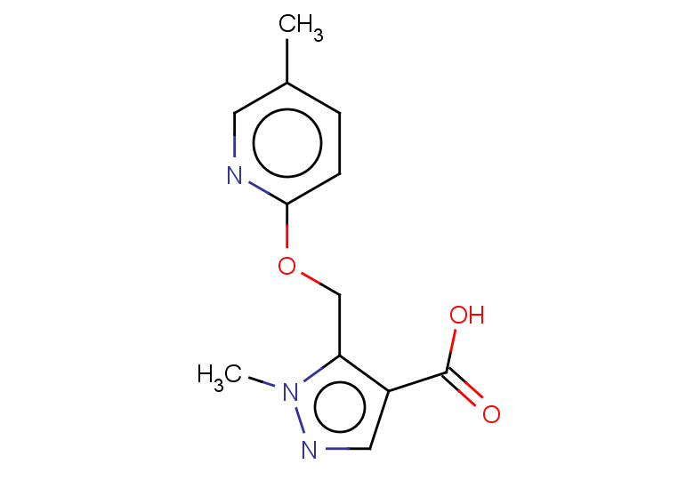 1-methyl-5-{[(5-methylpyridin-2-yl)oxy]methyl}-1H-pyrazole-4-carboxylic acid