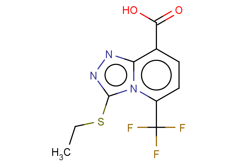 3-(ethylsulfanyl)-5-(trifluoromethyl)-[1,2,4]triazolo[4,3-a]pyridine-8-carboxylic acid