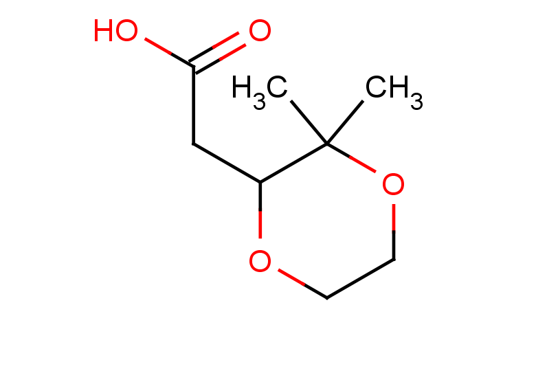 2-(3,3-dimethyl-1,4-dioxan-2-yl)acetic acid