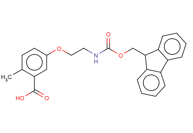 5-[2-({[(9H-fluoren-9-yl)methoxy]carbonyl}amino)ethoxy]-2-methylbenzoic acid