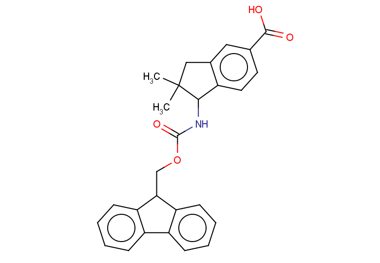 1-({[(9H-fluoren-9-yl)methoxy]carbonyl}amino)-2,2-dimethyl-2,3-dihydro-1H-indene-5-carboxylic acid