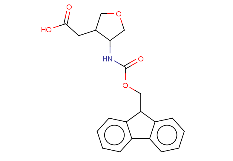 2-[4-({[(9H-fluoren-9-yl)methoxy]carbonyl}amino)oxolan-3-yl]acetic acid, Mixture of diastereomers