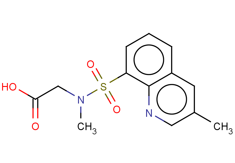 2-(N-methyl3-methylquinoline-8-sulfonamido)acetic acid