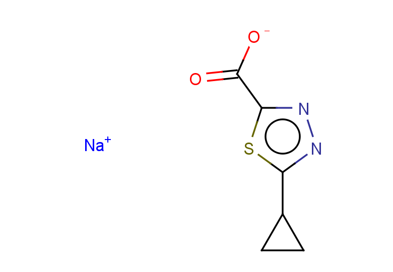 sodium 5-cyclopropyl-1,3,4-thiadiazole-2-carboxylate