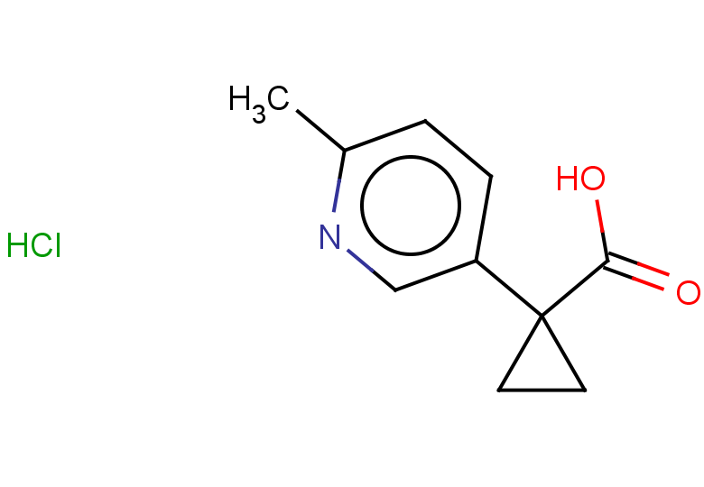 1-(6-methylpyridin-3-yl)cyclopropane-1-carboxylic acid hydrochloride