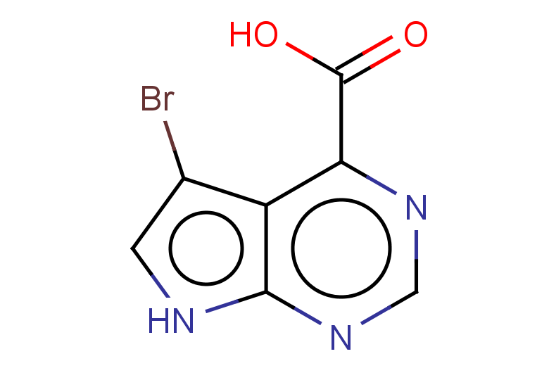 5-bromo-7H-pyrrolo[2,3-d]pyrimidine-4-carboxylic acid