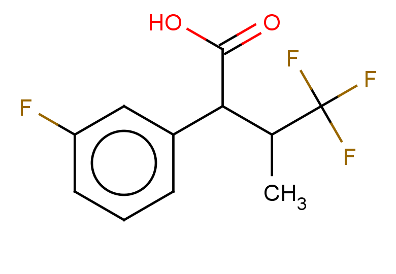 4,4,4-trifluoro-2-(3-fluorophenyl)-3-methylbutanoic acid