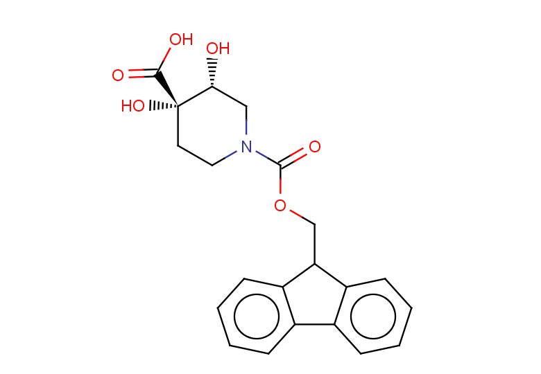 rac-(3R,4S)-1-{[(9H-fluoren-9-yl)methoxy]carbonyl}-3,4-dihydroxypiperidine-4-carboxylic acid