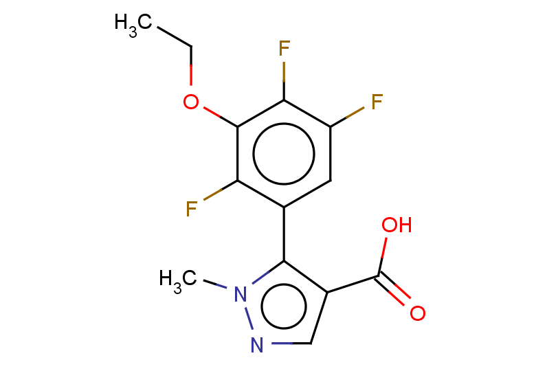 5-(3-ethoxy-2,4,5-trifluorophenyl)-1-methyl-1H-pyrazole-4-carboxylic acid