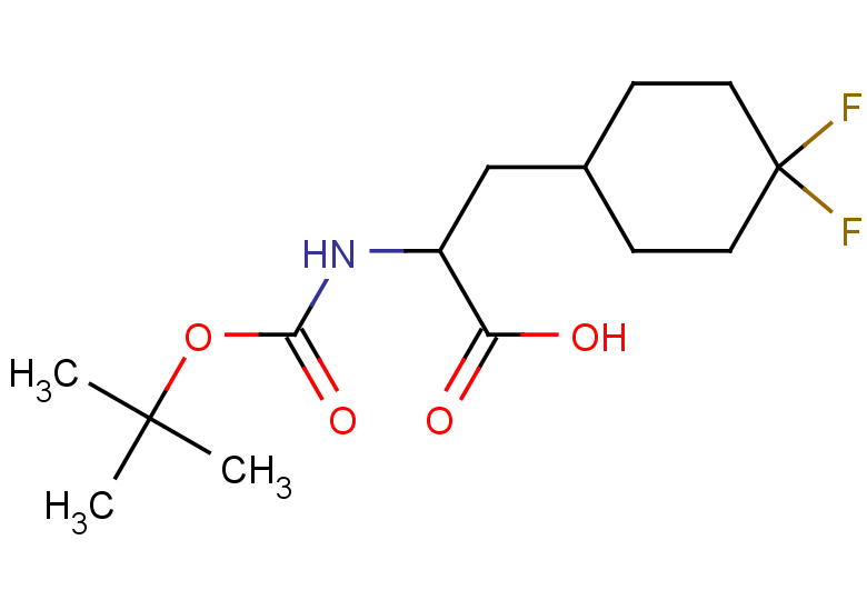 2-{[(tert-butoxy)carbonyl]amino}-3-(4,4-difluorocyclohexyl)propanoic acid
