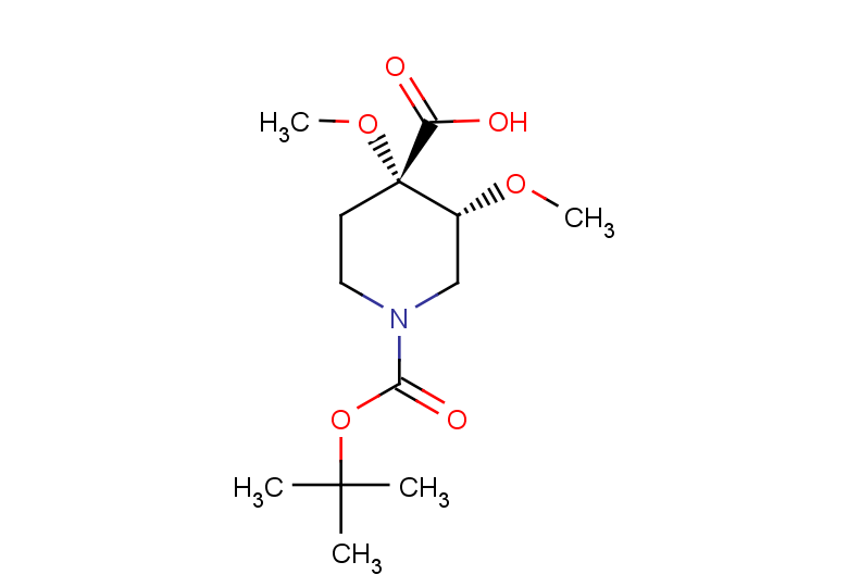 rac-(3R,4S)-1-[(tert-butoxy)carbonyl]-3,4-dimethoxypiperidine-4-carboxylic acid
