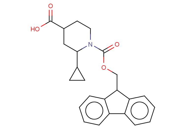 2-cyclopropyl-1-{[(9H-fluoren-9-yl)methoxy]carbonyl}piperidine-4-carboxylic acid