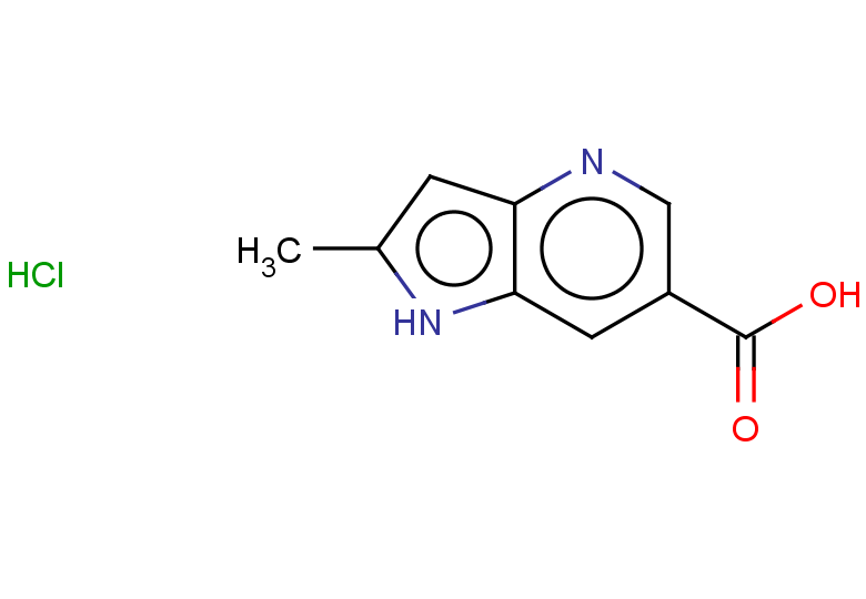 2-methyl-1H-pyrrolo[3,2-b]pyridine-6-carboxylic acid hydrochloride