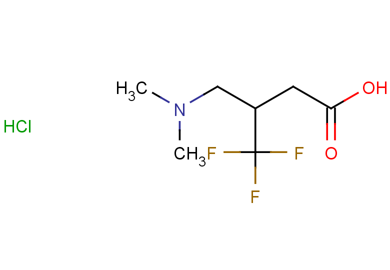 3-[(dimethylamino)methyl]-4,4,4-trifluorobutanoic acid hydrochloride