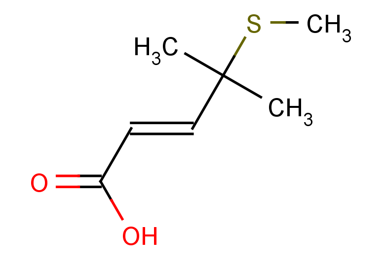 (2E)-4-methyl-4-(methylsulfanyl)pent-2-enoic acid